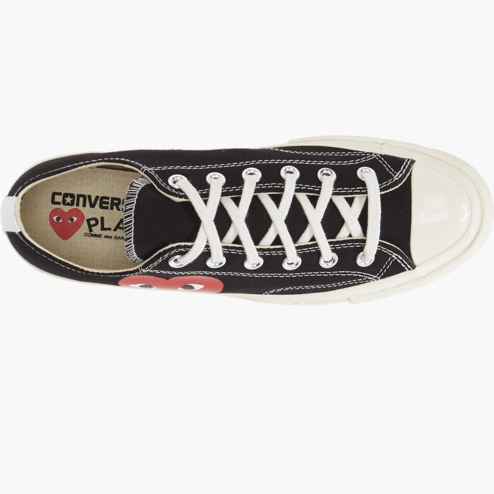 NWT Comme des Garcons x Converse All Star Chuck Taylor '70 Low-Top Sneakers - Picture 3 of 8